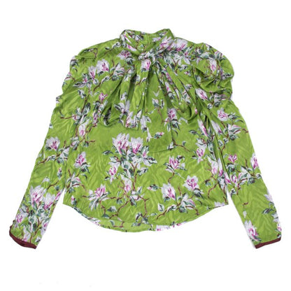 KEITA MARUYAMA x LILY BROWN Floral Blouse Green Size F