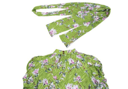 KEITA MARUYAMA x LILY BROWN Floral Blouse Green Size F