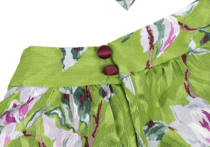 KEITA MARUYAMA x LILY BROWN Floral Blouse Green Size F