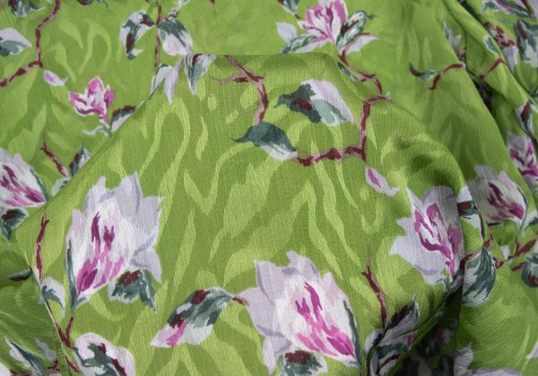 KEITA MARUYAMA x LILY BROWN Floral Blouse Green Size F