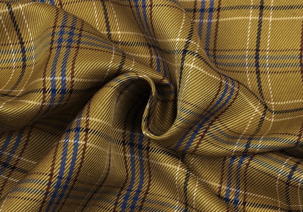 EPOCA Check Belted Wrap Skirt Yellow Size 38