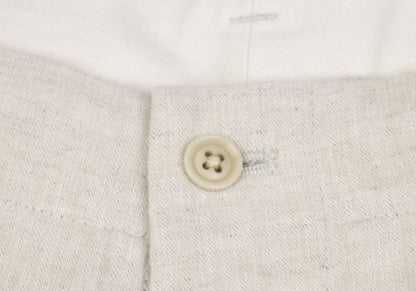 S'YTE 25SS Circle Patch Linen Cotton Pants Ivory Size 2