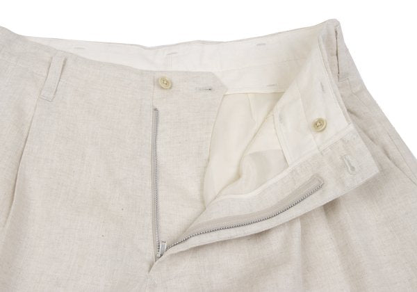 S'YTE 25SS Circle Patch Linen Cotton Pants Ivory Size 2