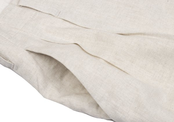 S'YTE 25SS Circle Patch Linen Cotton Pants Ivory Size 2