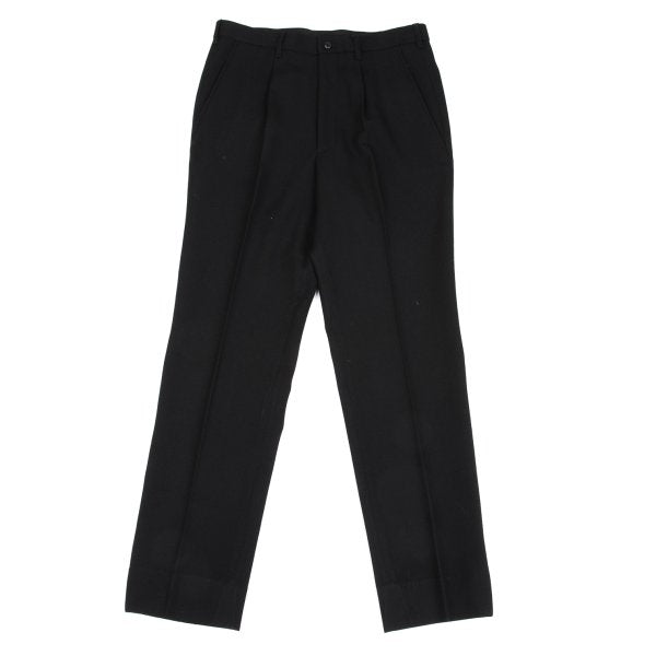Yohji Yamamoto POUR HOMME Black Wool Tuck Pants Size 3
