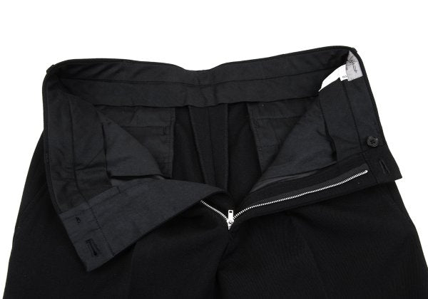 Yohji Yamamoto POUR HOMME Black Wool Tuck Pants Size 3