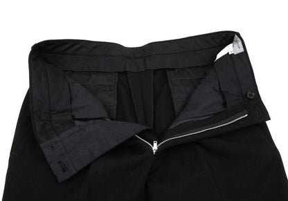 Yohji Yamamoto POUR HOMME Black Wool Tuck Pants Size 3