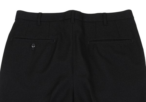 Yohji Yamamoto POUR HOMME Black Wool Tuck Pants Size 3