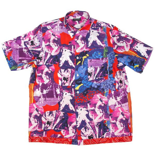 COMME des GARCONS HOMME PLUS Silk Graphic Shirt Multi Size M