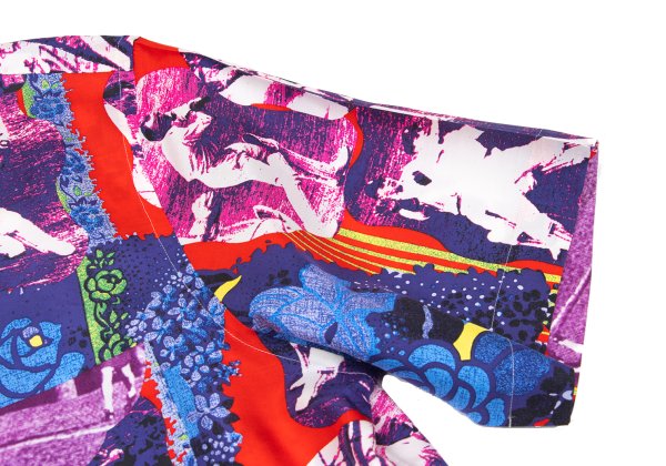 COMME des GARCONS HOMME PLUS Silk Graphic Shirt Multi Size M