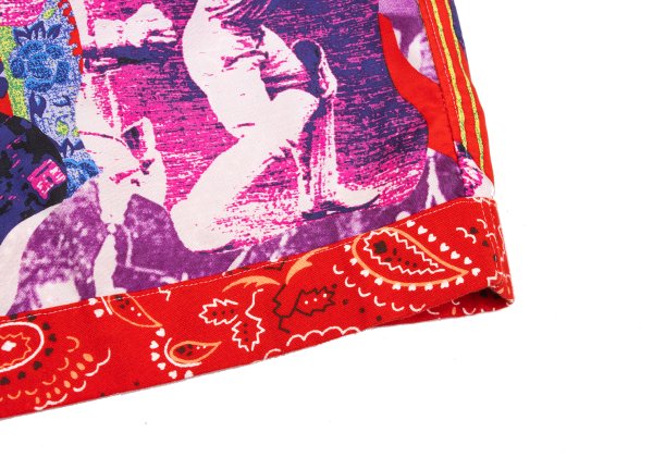 COMME des GARCONS HOMME PLUS Silk Graphic Shirt Multi Size M