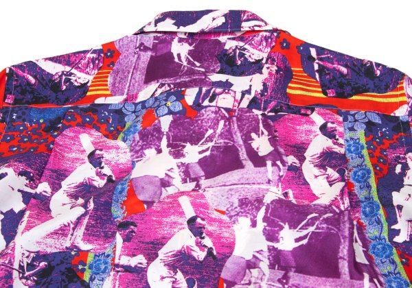 COMME des GARCONS HOMME PLUS Silk Graphic Shirt Multi Size M