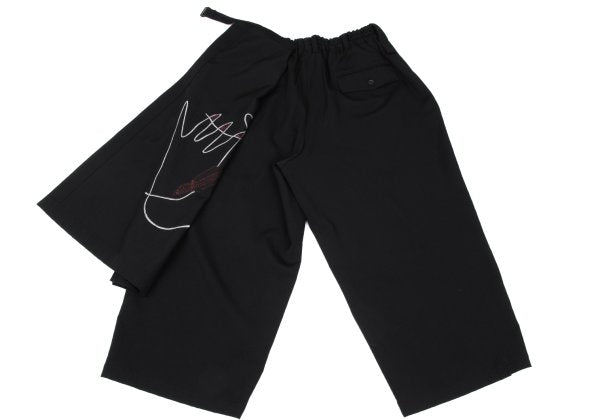 Yohji Yamamoto POUR HOMME 22SS Wool Pants Black Size 2