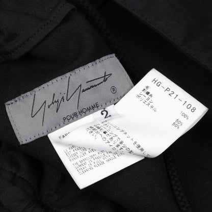 Yohji Yamamoto POUR HOMME 22SS Wool Pants Black Size 2
