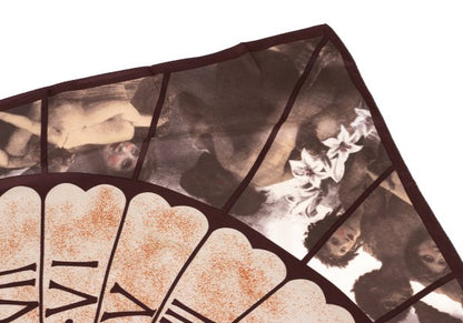 Jean Paul GAULTIER Silk Scarf Brown