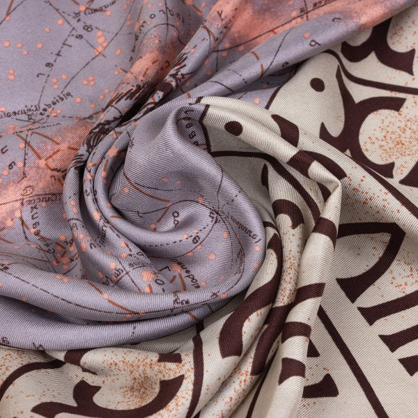 Jean Paul GAULTIER Silk Scarf Brown