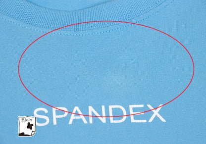 BALENCIAGA SPANDEX Logo Print Cut & Sew Light Blue Size S