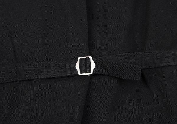 S'YTE Lamb Leather Panel Collarless Vest Black Size 3