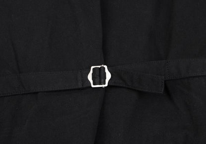S'YTE Lamb Leather Panel Collarless Vest Black Size 3