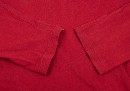 Yohji Yamamoto POUR HOMME Cotton High T-Shirt Red Size M