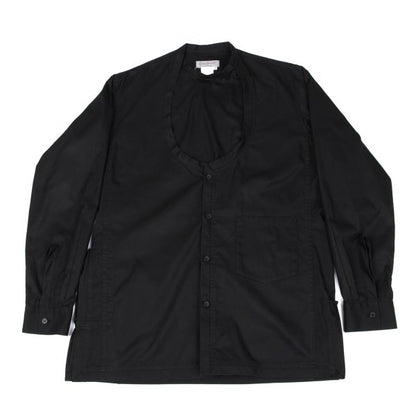 Yohji Yamamoto POUR HOMME Asymmetric Shirt Charcoal Size 3