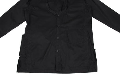 Yohji Yamamoto POUR HOMME Asymmetric Shirt Charcoal Size 3