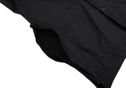 Yohji Yamamoto POUR HOMME Asymmetric Shirt Charcoal Size 3