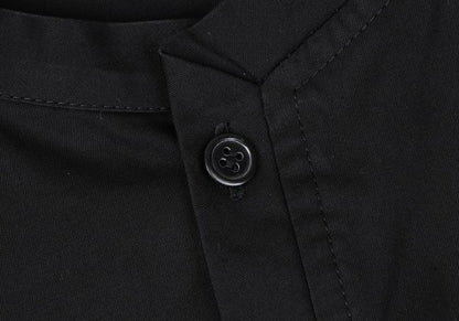 Yohji Yamamoto POUR HOMME Asymmetric Shirt Charcoal Size 3
