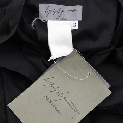 Yohji Yamamoto POUR HOMME Asymmetric Shirt Charcoal Size 3