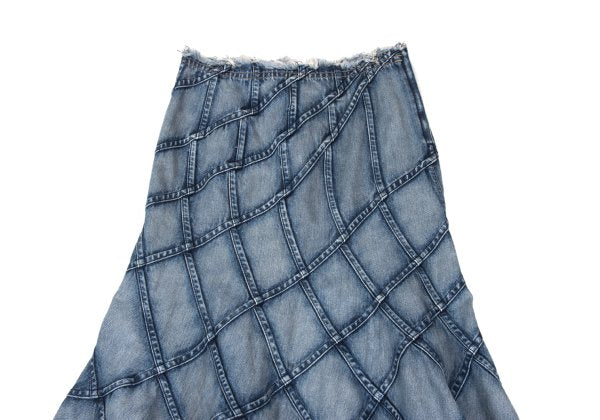 JUNYA WATANABE COMME des GARCONS Bias Skirt Indigo Size M
