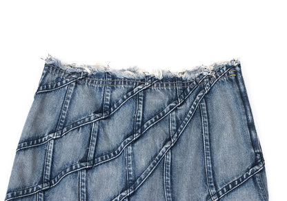 JUNYA WATANABE COMME des GARCONS Bias Skirt Indigo Size M