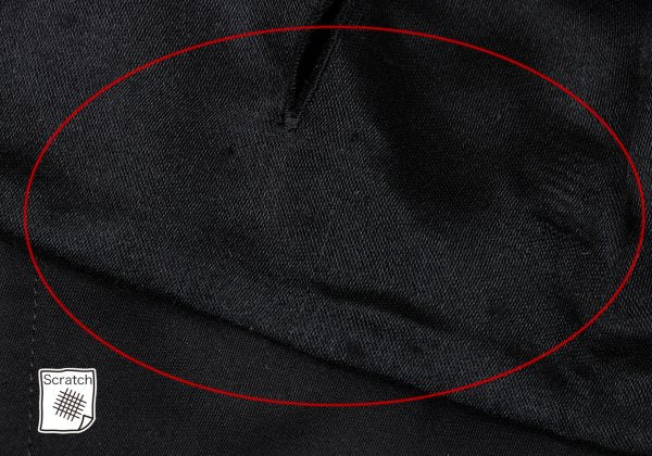Yohji Yamamoto POUR HOMME 03AW Silk Stole Shirt Black Size 3