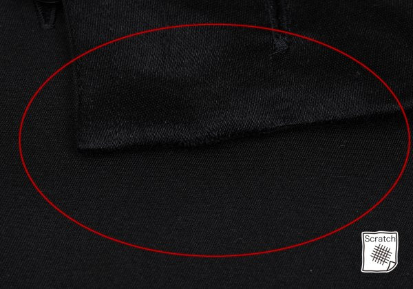 Yohji Yamamoto POUR HOMME 03AW Silk Stole Shirt Black Size 3