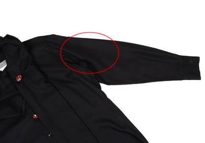 Yohji Yamamoto POUR HOMME 03AW Silk Stole Shirt Black Size 3