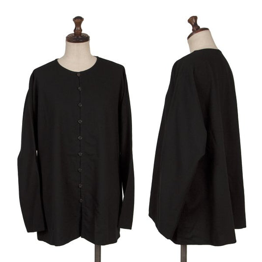 JURGEN LEHL Wool Crewneck Dolman Sleeve Cardigan Size M