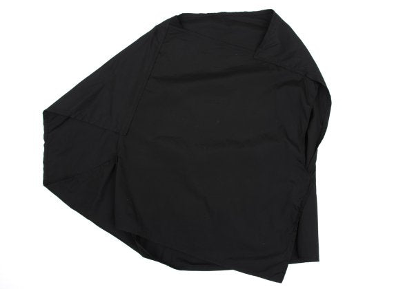 Y's Cotton Asymmetric Blouse Black Size 2