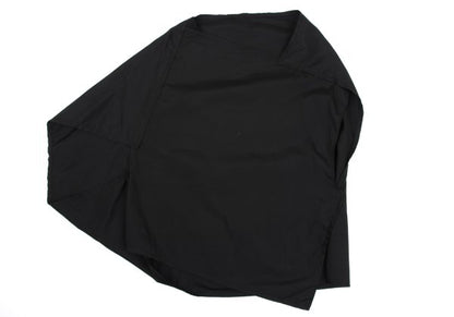Y's Cotton Asymmetric Blouse Black Size 2