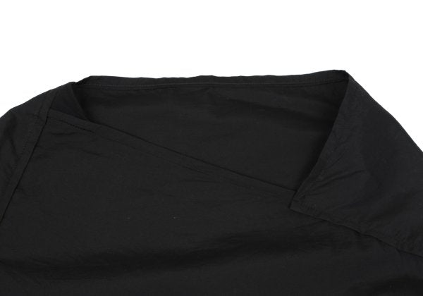 Y's Cotton Asymmetric Blouse Black Size 2