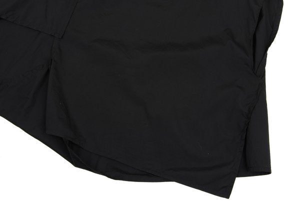 Y's Cotton Asymmetric Blouse Black Size 2