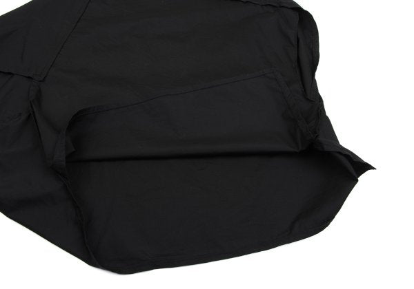 Y's Cotton Asymmetric Blouse Black Size 2