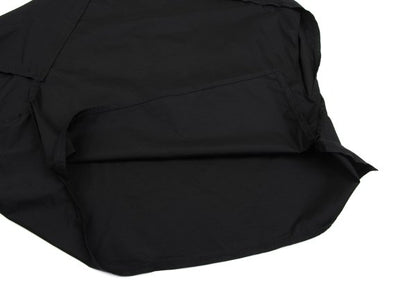 Y's Cotton Asymmetric Blouse Black Size 2