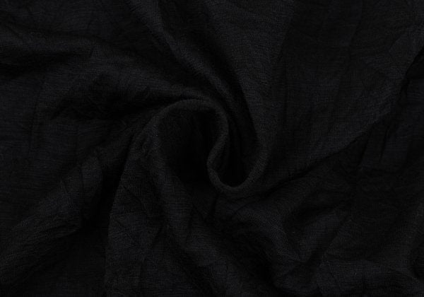 Y's Black Washer-Processed Wool Cardigan Size 2