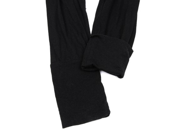 RISMAT by Y's Alpaca Blend Layered Knit Pants Black Size 2