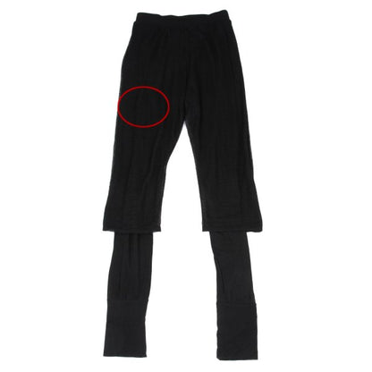 RISMAT by Y's Alpaca Blend Layered Knit Pants Black Size 2