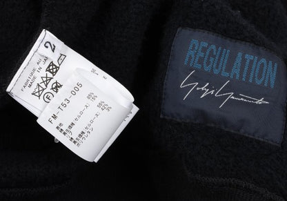 REGULATION yohji yamamoto Cotton Long Zip Hoodie Size 2