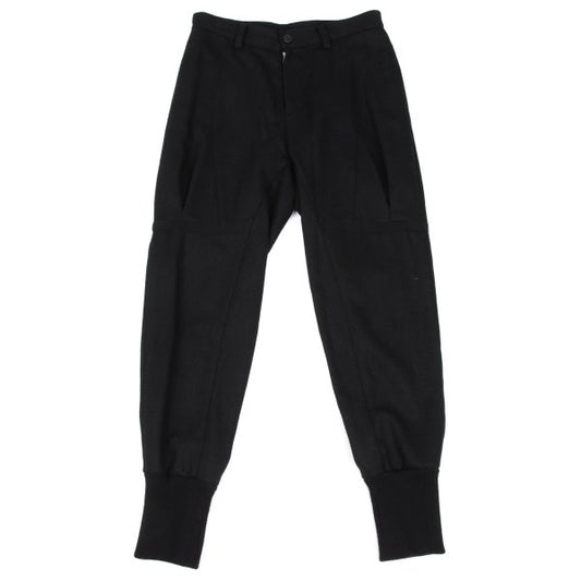 REGULATION yohji yamamoto Rib Hem Wool Pants Black Size 1