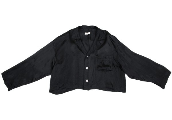 COMME des GARCONS Rayon Satin 3-Button Jacket Black Size M