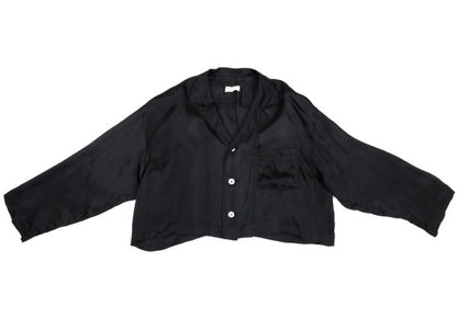 COMME des GARCONS Rayon Satin 3-Button Jacket Black Size M