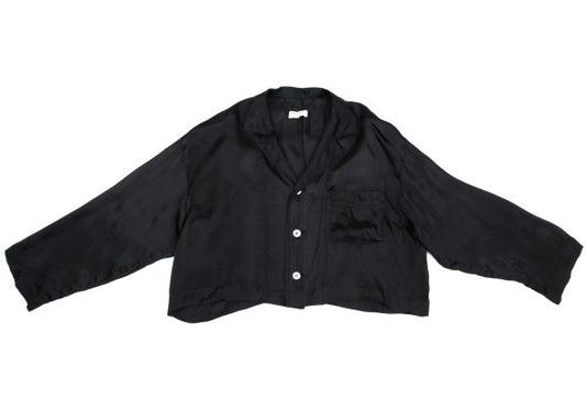 COMME des GARCONS Rayon Satin 3-Button Jacket Black Size M