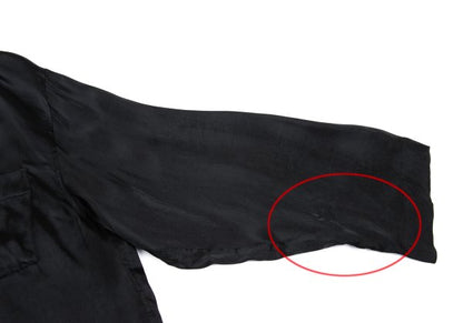 COMME des GARCONS Rayon Satin 3-Button Jacket Black Size M